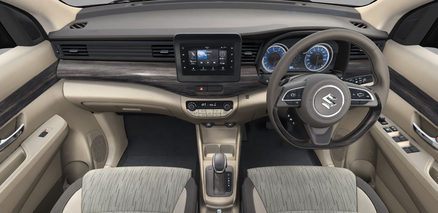 Maruti Suzuki Ertiga Interiors